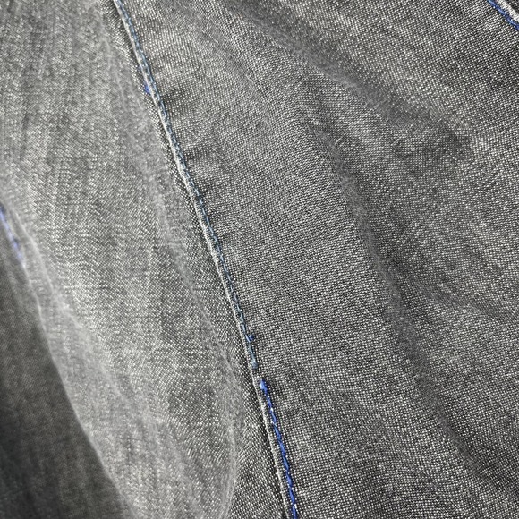 Vintage Y2K Jean Charles Castelbajac Jeans Flare Leg Gray/Black 42 - Picture 8 of 9